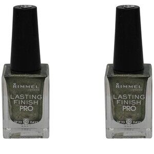 Rimmel London Lasting Finish Pro Nail Color, 286 Rags to Riches (Pack of 2)
